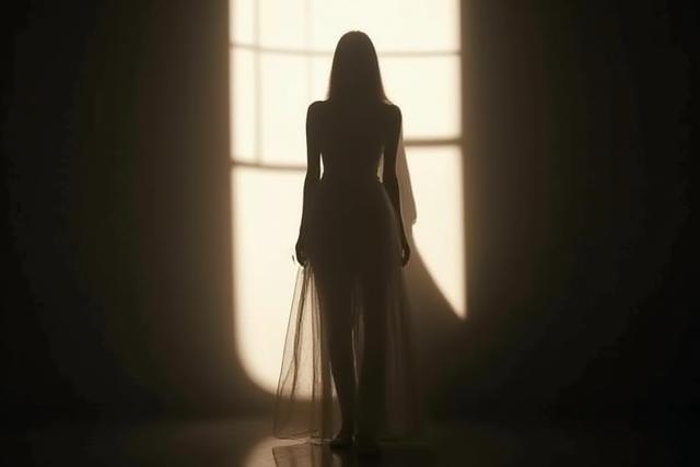 Interaksi cahaya dan bayangan yang dramatik, melambangkan falsafah Gelap Terang